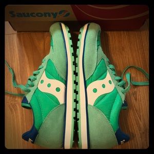 Saucony Low Pro Jazz Retro Sneakers Mint Green 8